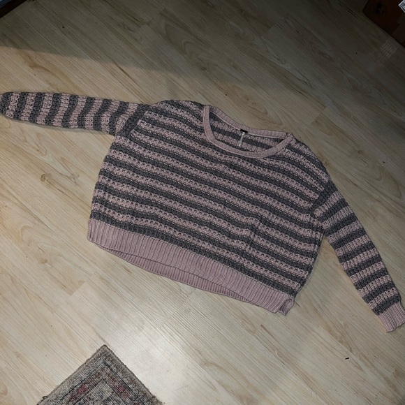 Free People “At The Beach” Striped Sweater - Picture 6 of 8
